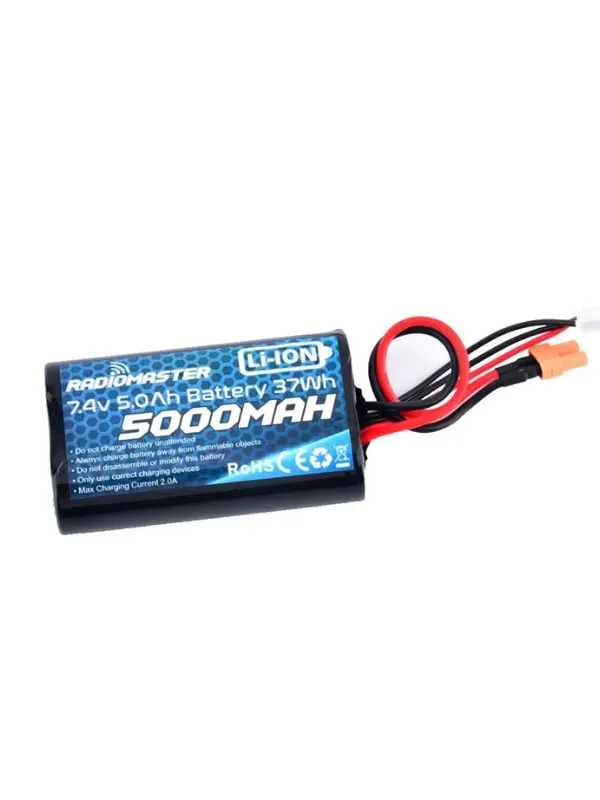 Batterie Li-ion RadioMaster 21700 2S 5000mAh pour radiocommandes