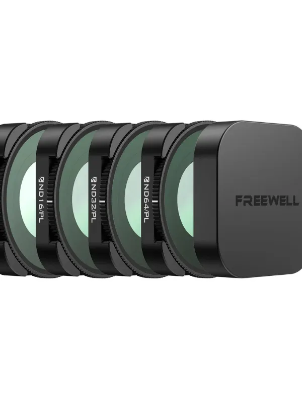 Kit Freewell Bright Day de 4 filtres ND/PL (8/16/32/64) pour GoPro MISSION 1 PRO/1