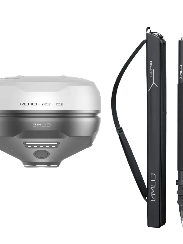 Pack mobile Emlid Reach RS4 Pro (station et canne télescopique)
