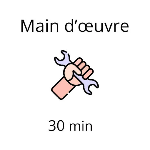 Forfait main d'œuvre 30 minutes