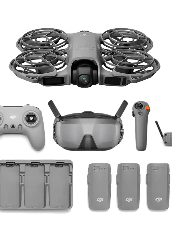 Pack DJI Neo 2 Motion Fly More Combo avec radiocommande 3 DJI FPV