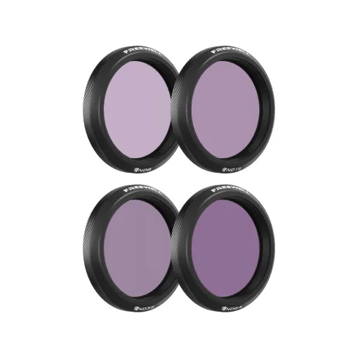 Pack de 4 filtres Freewell ND (8/16/32/64) pour DJI Osmo Action Serie