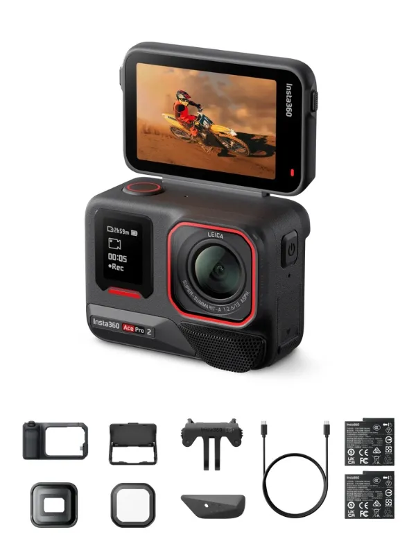 Caméra Insta360 Ace Pro 2 Pack Vidéographie Edition limitée