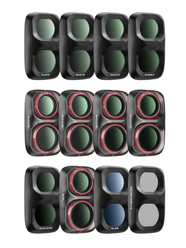 Pack de 12 filtres Freewell Mega pour DJI Osmo Pocket 4P