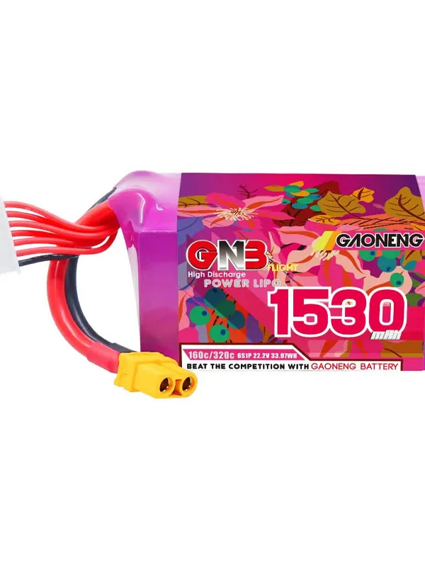 Batterie LiPo GaoNeng GNB 6S 1530mAh 160C
