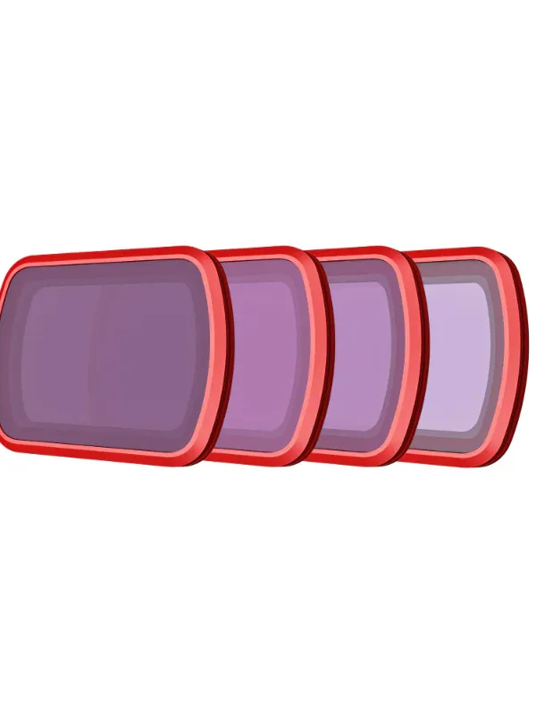 Pack PGYTech de 4 filtres ND (ND8/16/32/64) pour DJI Osmo Pocket 4/3