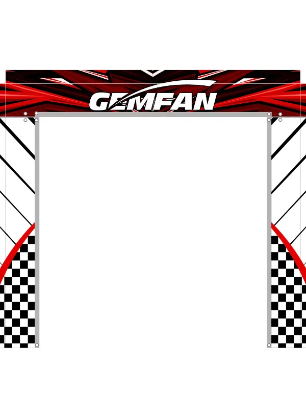 Arche gate réfléchissante Gemfan 5x5 pour racing FPV (sans tubes)
