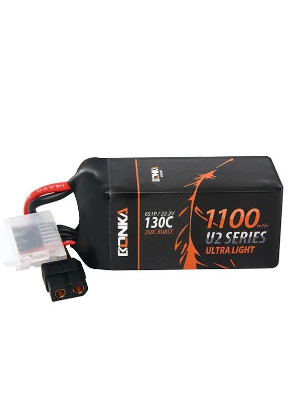 Batterie LiPo Bonka U2 Ultra 6S 1100mAh 130C (XT60)