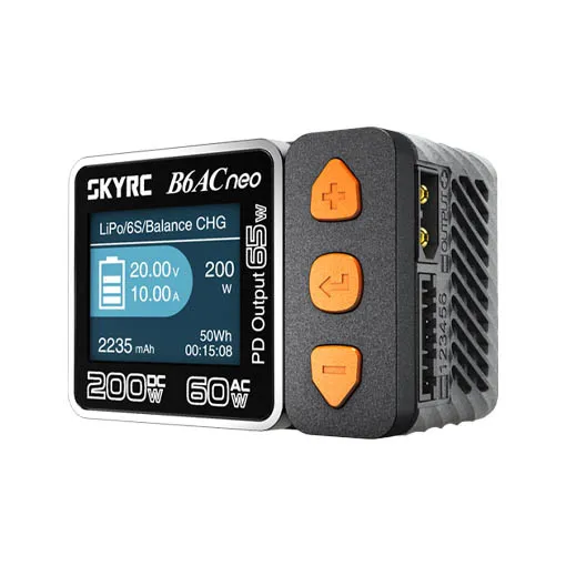 Chargeur SkyRC B6AC neo AC/DC (AC 60W - DC 200W) 6S