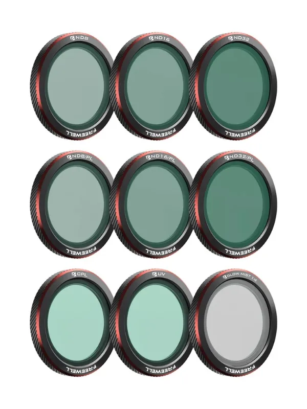 Pack de 9 filtres Freewell Mega pour DJI Neo 2