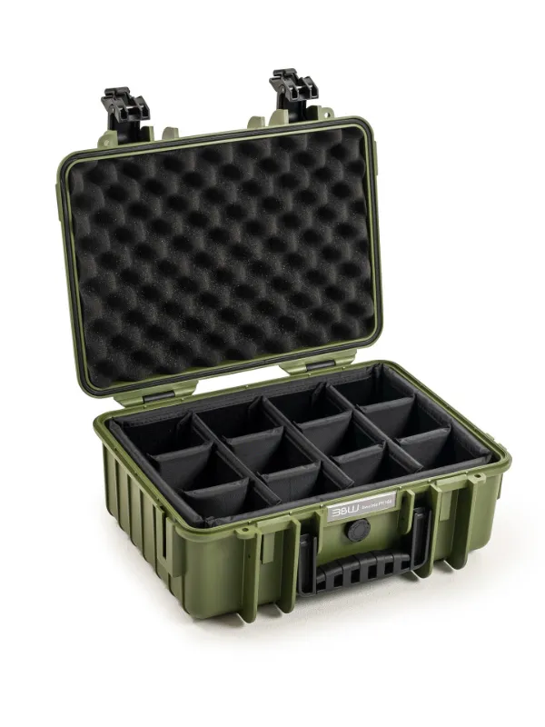 Valise B&W Outdoor Case 4000 verte RPD