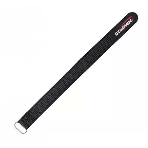 Strap batterie en kevlar avec grips en silicone Gemfan 330 x 20 mm noir