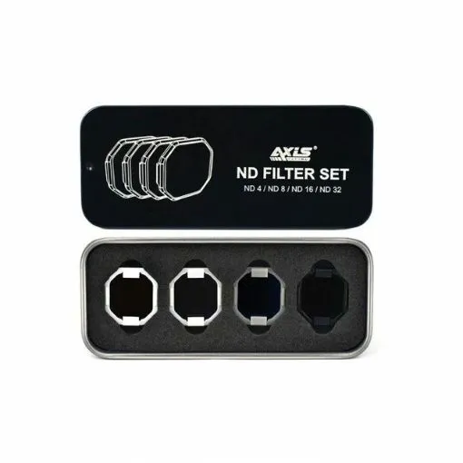 Set de filtres ND (ND4/8/16/32) AxisFlying pour DJI O4 Air Unit (pour boîtier caméra)