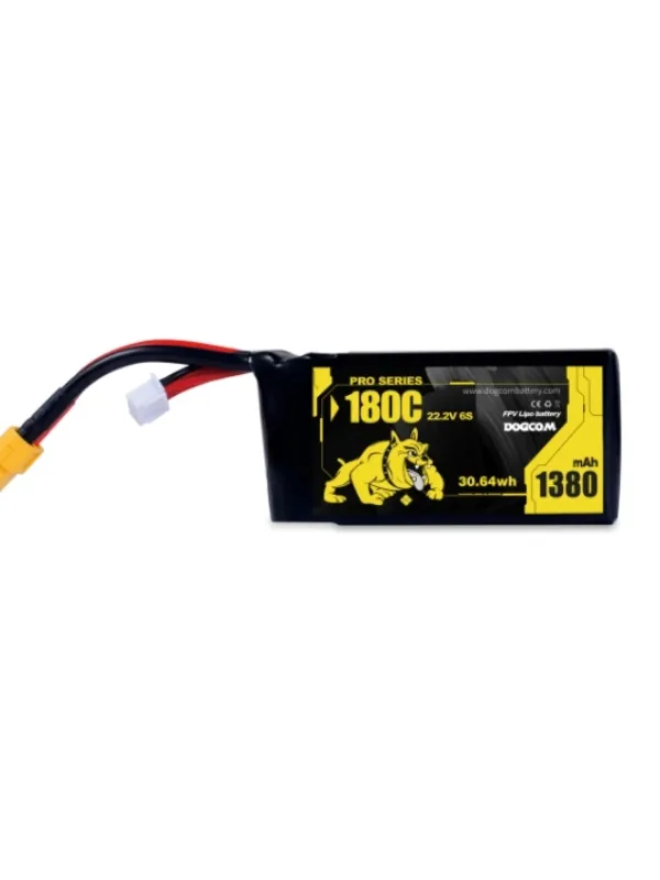 Batterie LiPo Dogcom 6S 1380mah 180C