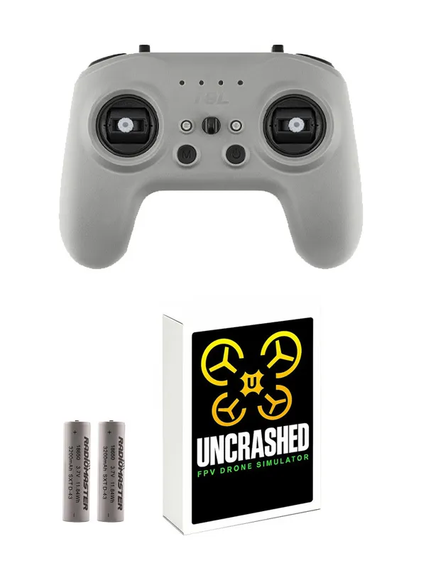 Pack simulateur Uncrashed avec radiocommande RadioMaster T8L ELRS 2.4GHz