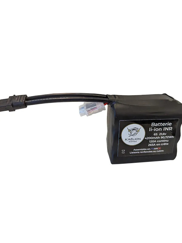 Batterie Li-ion Kaëlion Énergie 21700 6S 4200mAh 120A