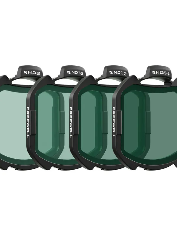 Pack de 4 filtres Freewell Standard Day pour DJI O4 Air Unit Pro