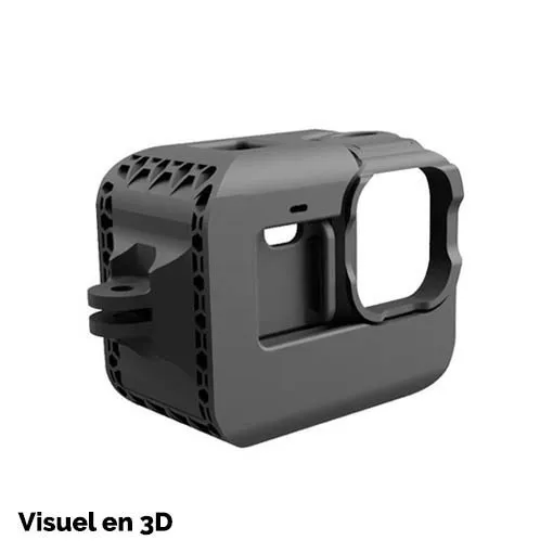 Support Bumper TPU avec monture verticale LemonFPV pour GoPro HERO13/12/11/10/9