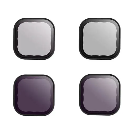 Pack Telesin de 4 filtres CPL/ND (8-16-32) pour GoPro HERO13 Black