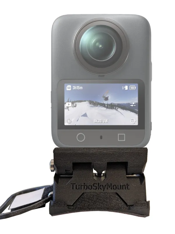 Support magnétique parachutisme TurboSkyMount pour casque sphérique pour DJI Osmo 360 Series