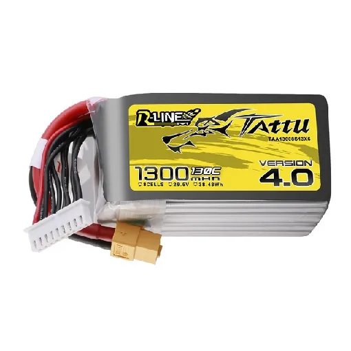 Batterie LiPo Tattu R-Line V4.0 8S 1300mAh 130C