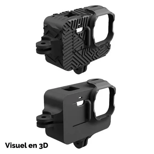 Support TPU avec monture horizontale/verticale LemonFPV pour GoPro HERO13/12/11/10/9