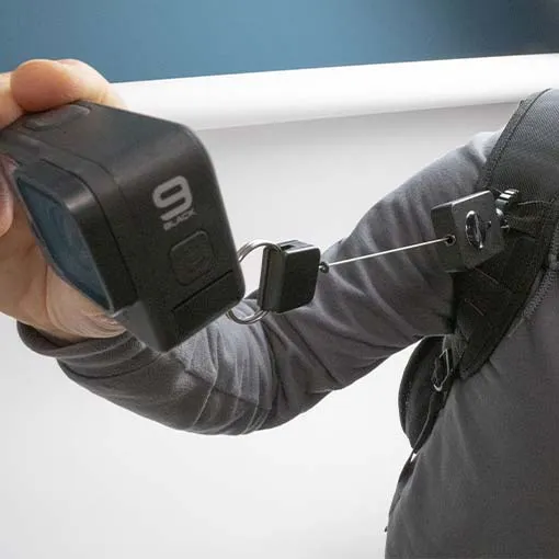 GoPro Retractor ESM avec bouton de blocage