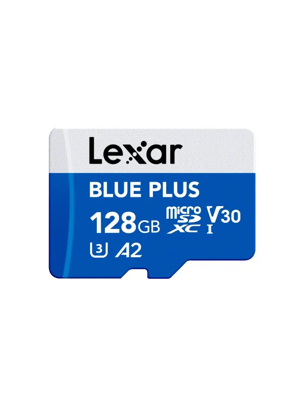 Carte mémoire UHS-I Lexar BLUE PLUS - microSDXC 128Go