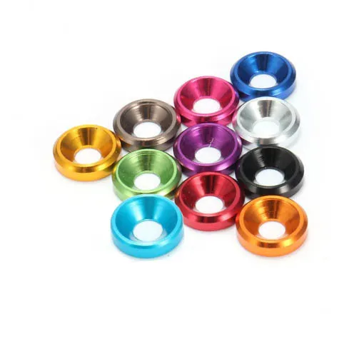 Kit LemonFPV de 10 rondelles Washer TF M3 pour vis à tête fraisée