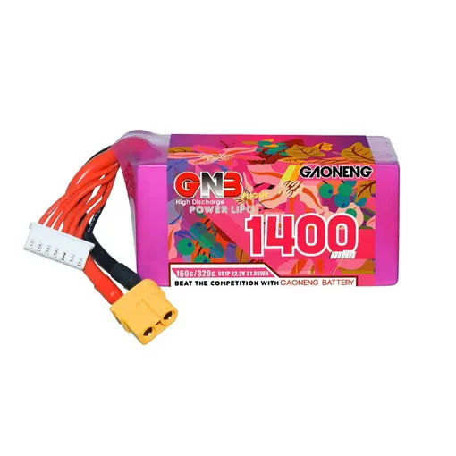 Batterie LiPo GaoNeng GNB 6S 1400mAh 160C