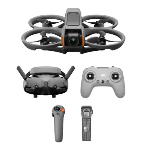 DJI Avata 2 Fly More Combo avec radiocommande 3 DJI FPV (1 batterie unique)